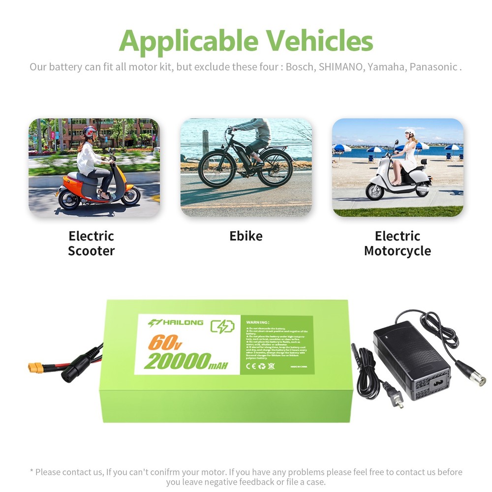 Green 60V 20AH Battery