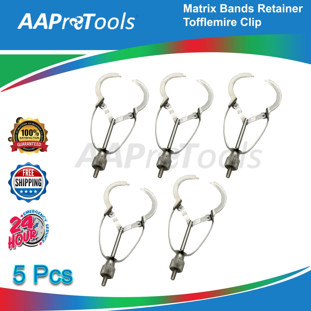 AAPROTOOLS 5PCS Matrix Bands Retainer TOFFLEMIRE Stuck Clip A+ Quality