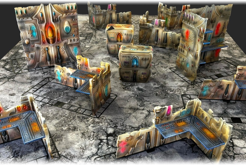 WTC 40K Foldable Terrain - Eldar | WH40K Wargame Scenery