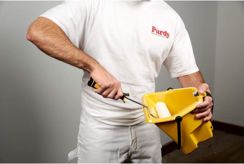 Purdy Painter's Pail Mini Roller Multi Grip Handle with Brush Magnet