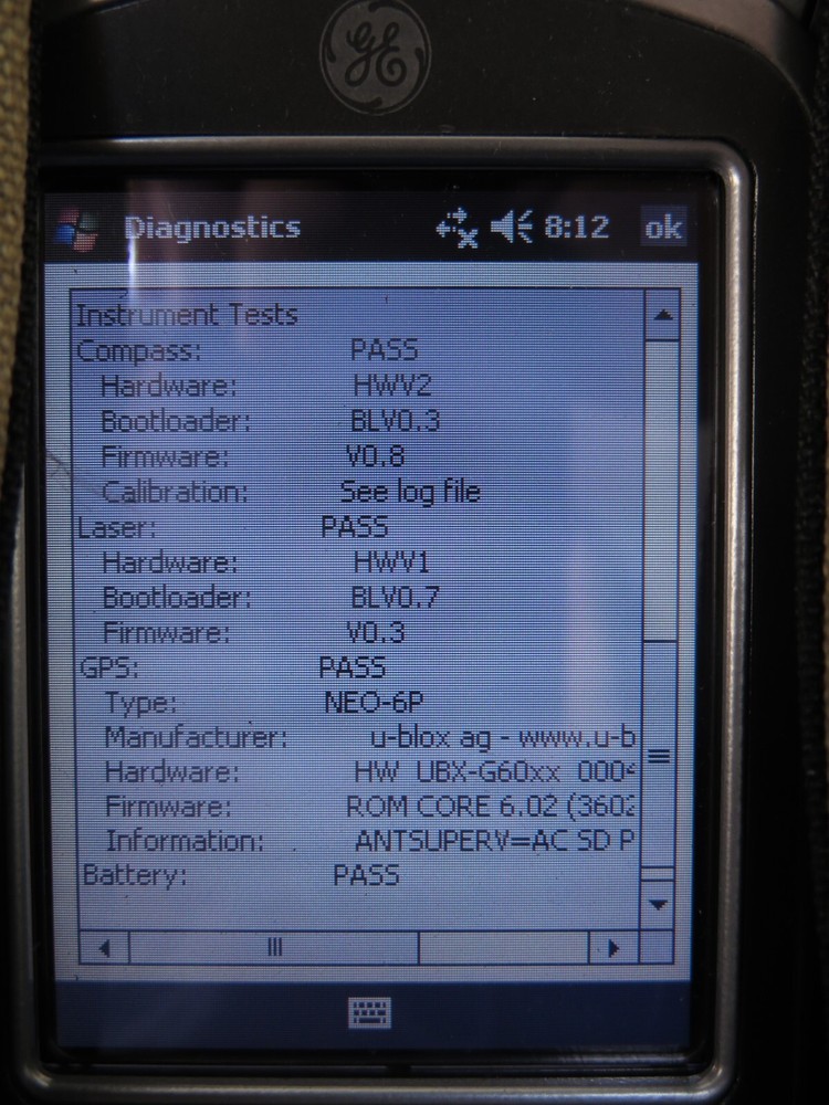 GE IKE 3 Mapsight Handheld Utility Data Collection Device Kit, Ike1000 Series