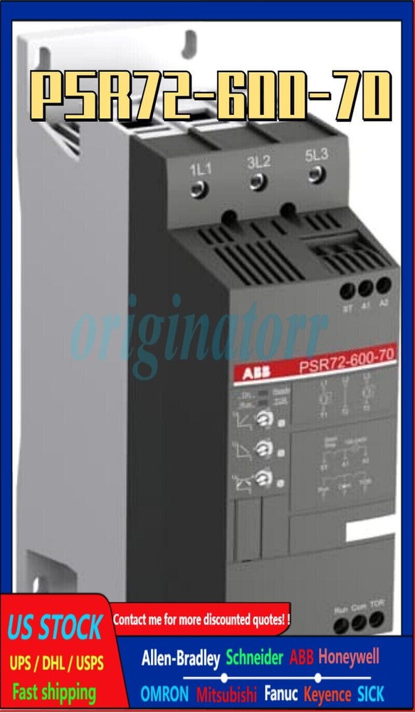 1pc ABB PSR72-600-70 Soft Starter 72A