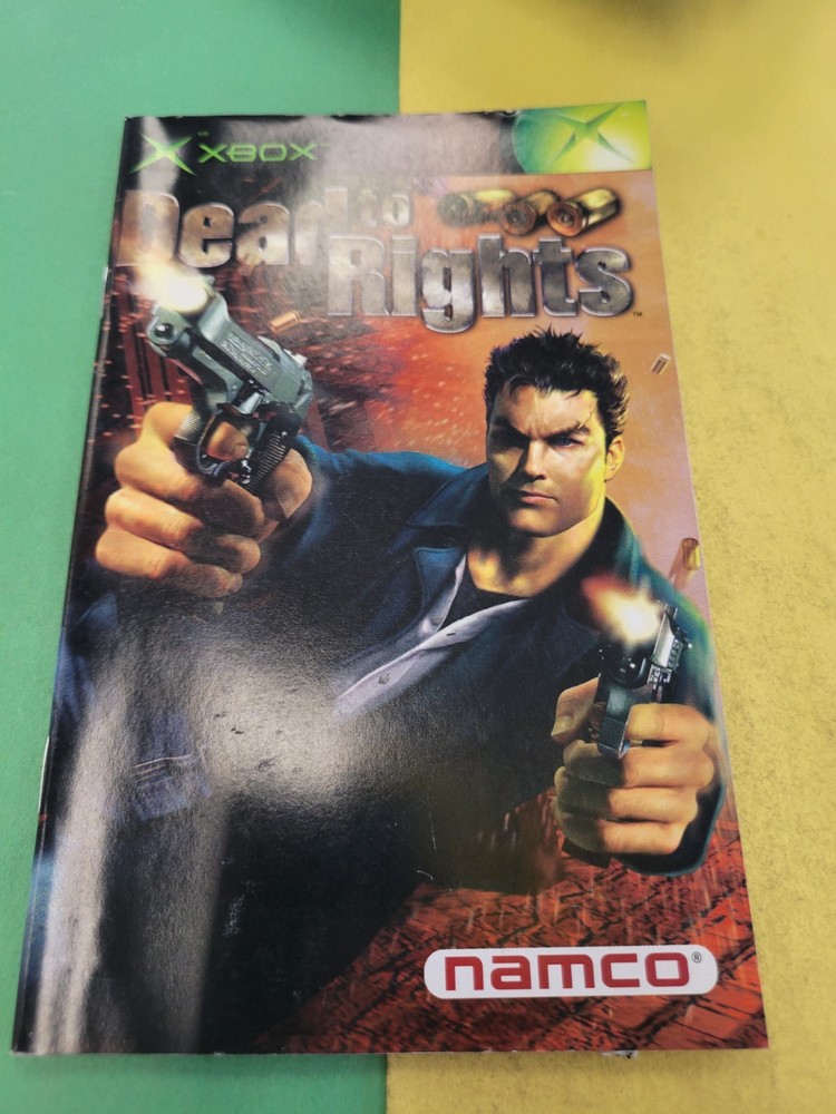 Xbox Manual  "Dead to Rights"