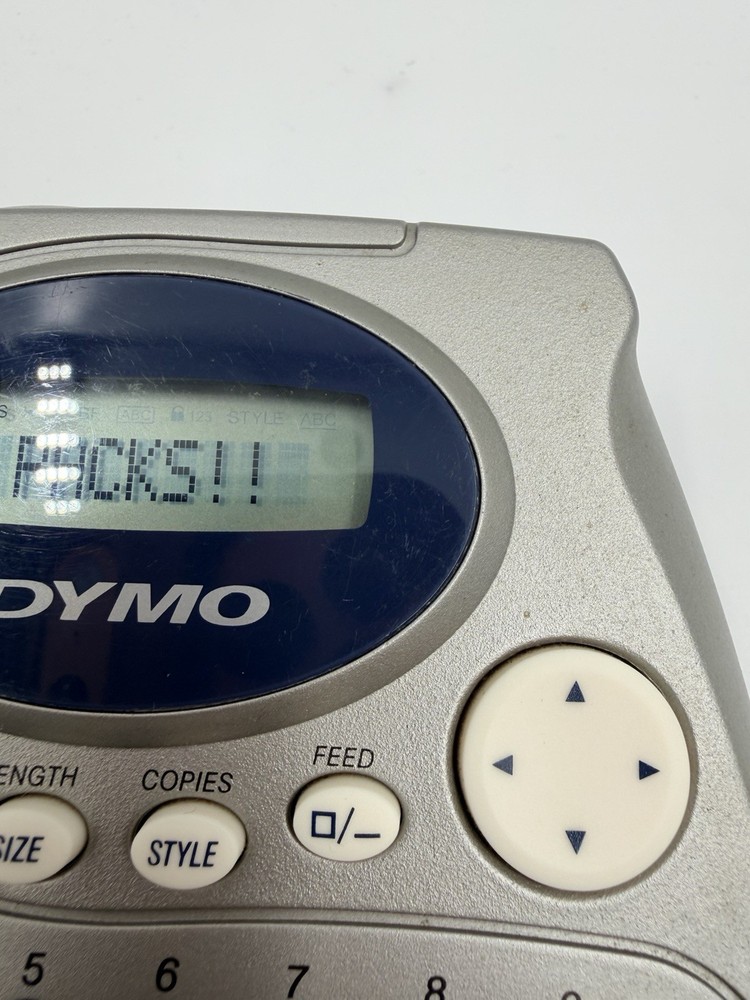 Dymo LetraTag QX50 Label Printer Machine Maker Electronic Working