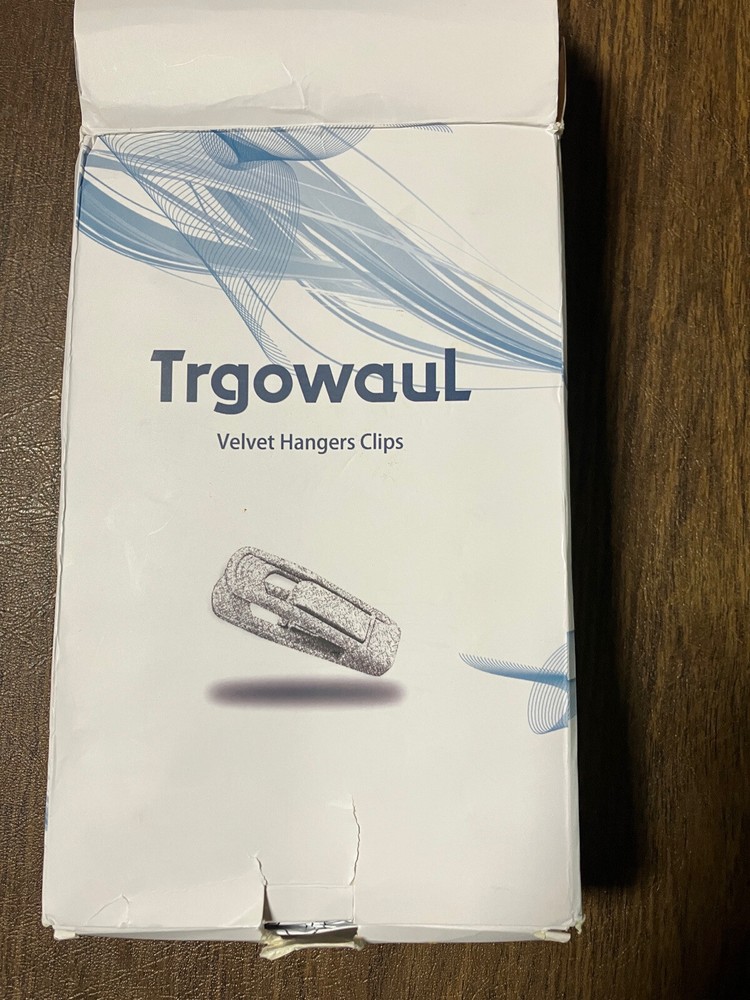 Trgowaul Velvet Hangar Clips (60 Pcs.)