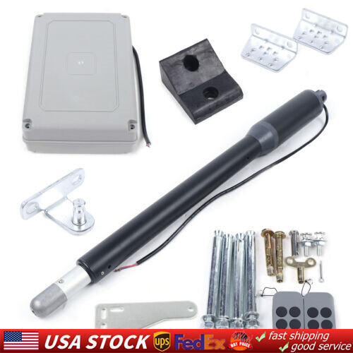 110V Automatic Single Swing Gate Opener Heavy Duty DC Motor W/ Remote Control