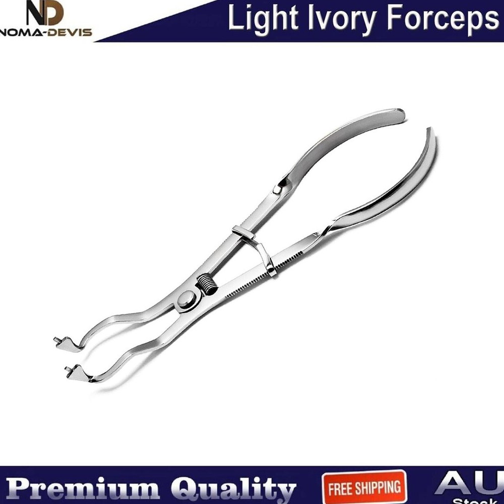 Dental Rubber Dam Light Ivory Clamp Forceps Endodontic Restorative Dentist Tools