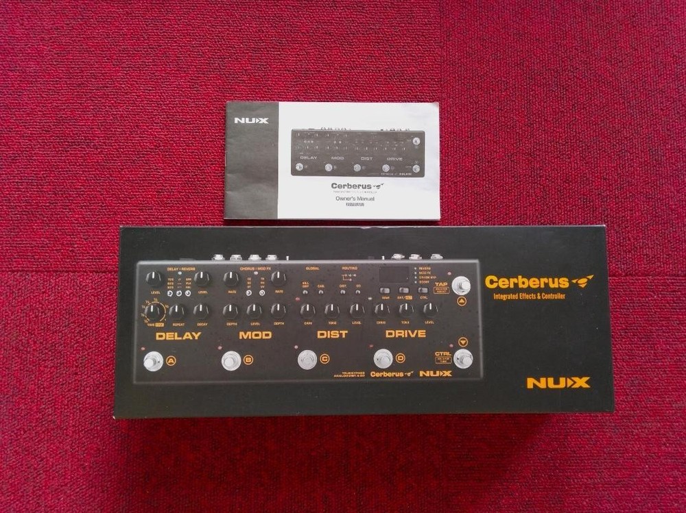 NUX Cerberus Multi Effecter Guitar Effects Pedals Analog Musical Instruments