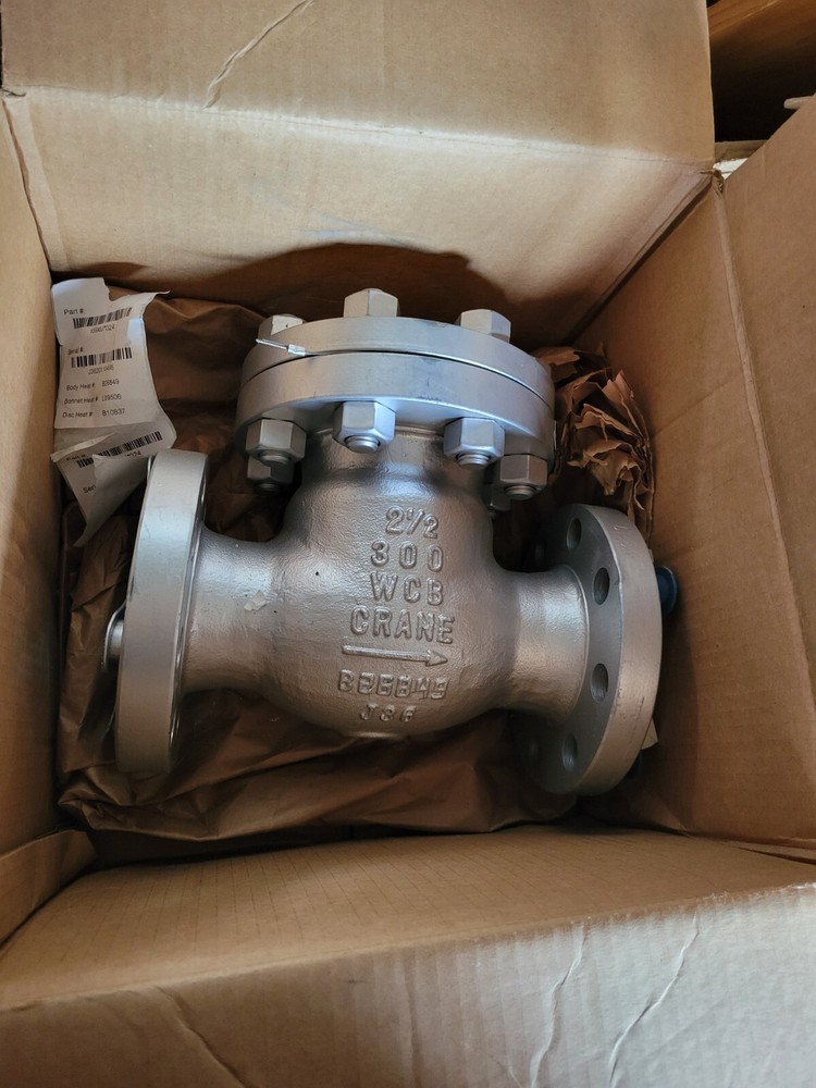 CRANE WCB CHECK VALVE  2 1/2"  J36 Brand New