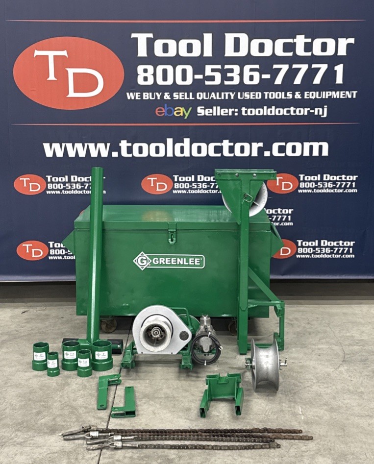 Greenlee 686 640 4000 LBS Tugger Cable Puller Set *GREAT SHAPE* #3