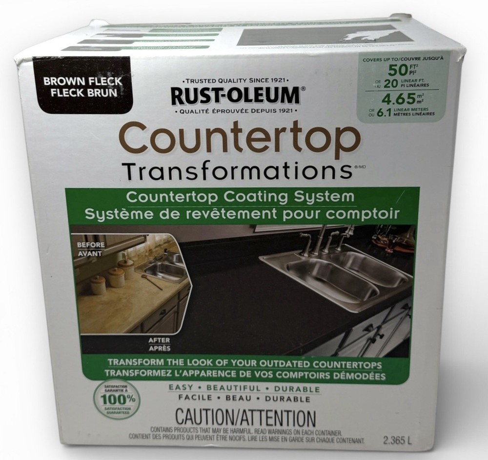 Rust-Oleum Brown Fleck Transformations Countertop Refinishing System 50 sq. ft.
