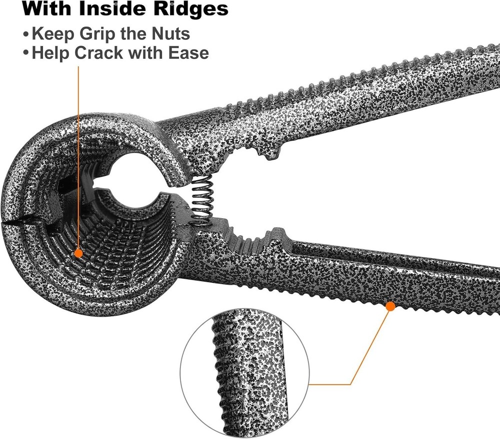 Nutcracker Pecan Nut Cracker Walnut Cracker with Non-slip Handle