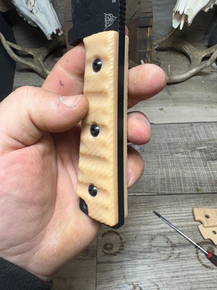 Tops Knives War Bowie Handles