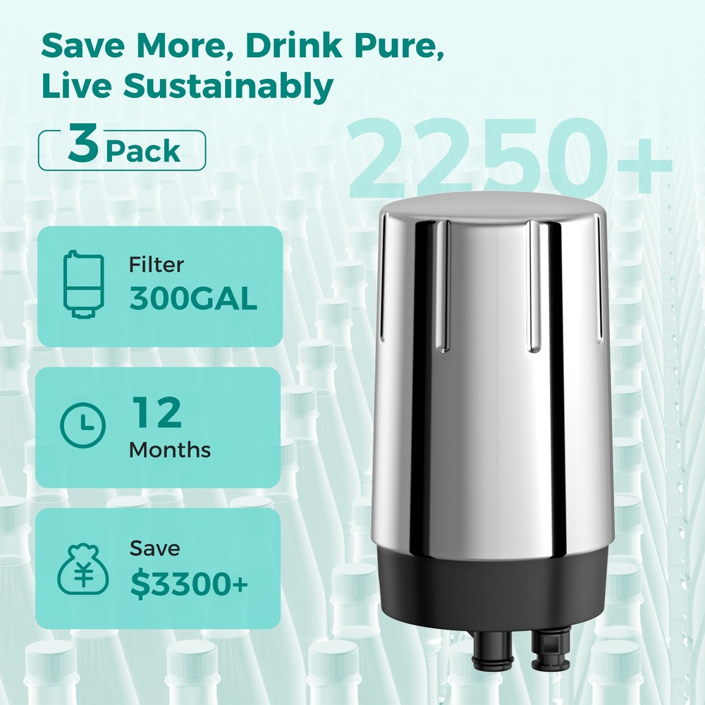 Brita® Faucet Filtration System Faucet Filter Replacement NSF 3-Pack US US