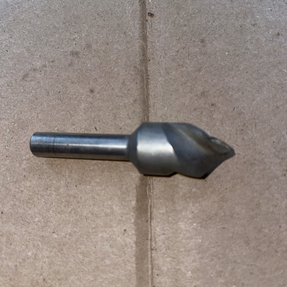 3 Miscellaneous HS Fluted Countersinks … See Photos ! Ford, Weldon & Unmarked !