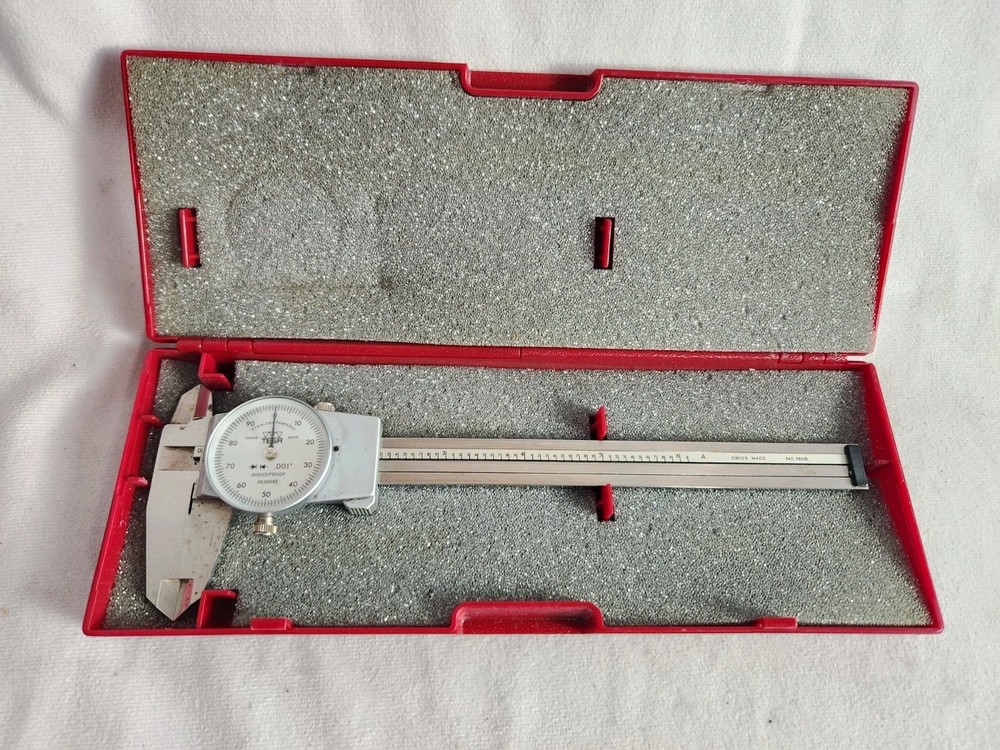 Tesa Dial Caliper 6 Inch 0.001" Resolution