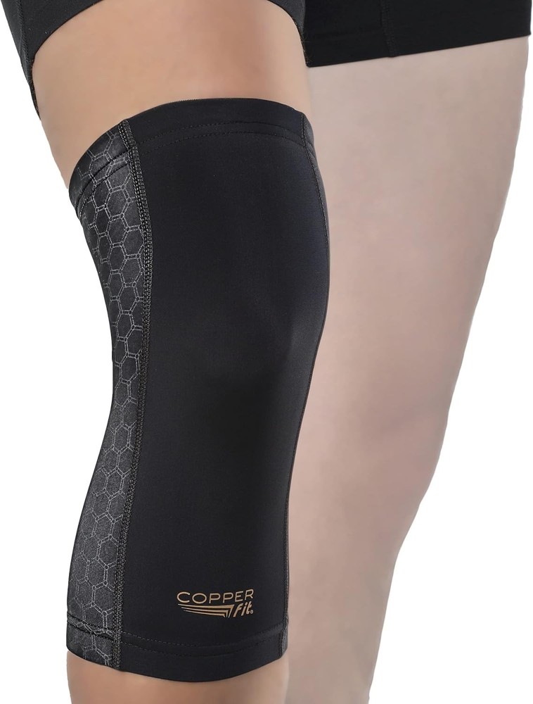 Copper Fit Freedom Knee Compression Sleeve Large 2 Pack