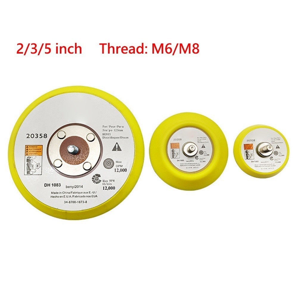 Rubber Backing Pad for Pneumatic Sander Suitable for 235 inch diameter