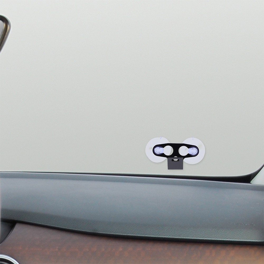 2 Pcs Plastic Car Mounting Bracket Windshield Suction