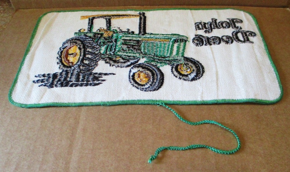 John Deere Utility Tractor Embroidered Patch Jacket Uniform Coat jd BIG! 8.75"w