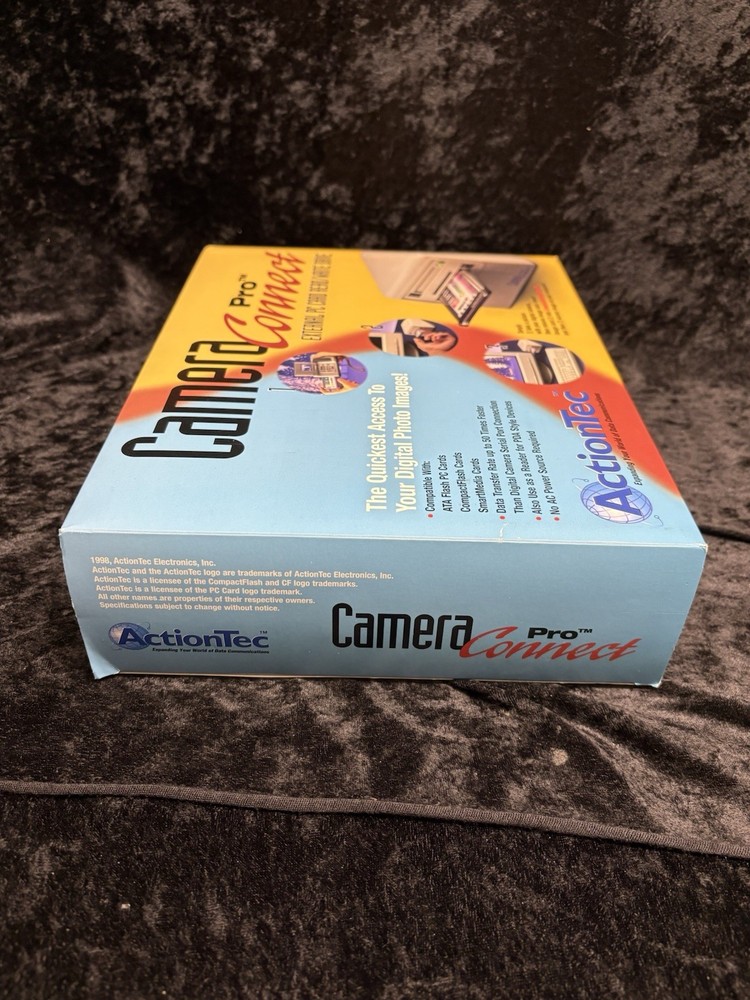 ActionTec CameraConnect Pro External PC Card Read and Write Drive