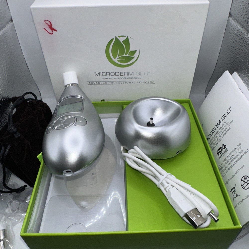 Microderm GLO Diamond Microdermabrasion Machine and Suction Tool open box