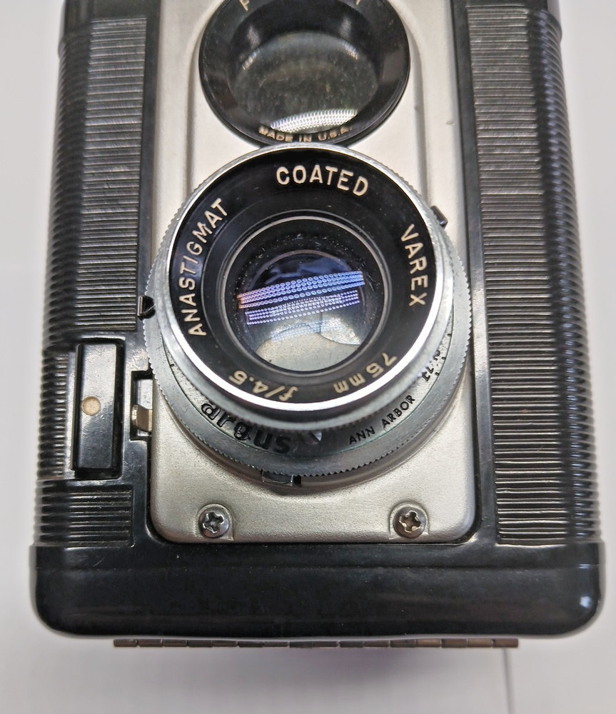 Vintage Argus 40 Camera With Original Leather Case Untested