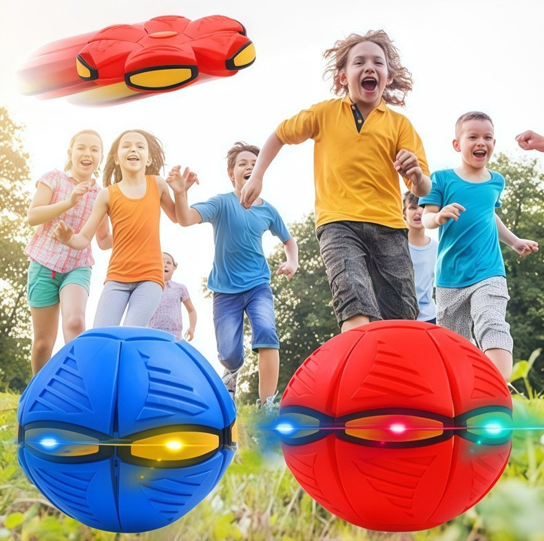 Magic Bouncing Ball, Freely Switchable Magic Meta Ball Toy with Lights