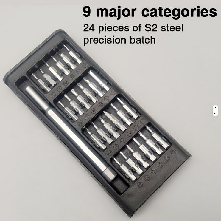 24 in 1 Micro Screwdriver Set DIY Screwdriver Set Mini Multi Bit Computer +