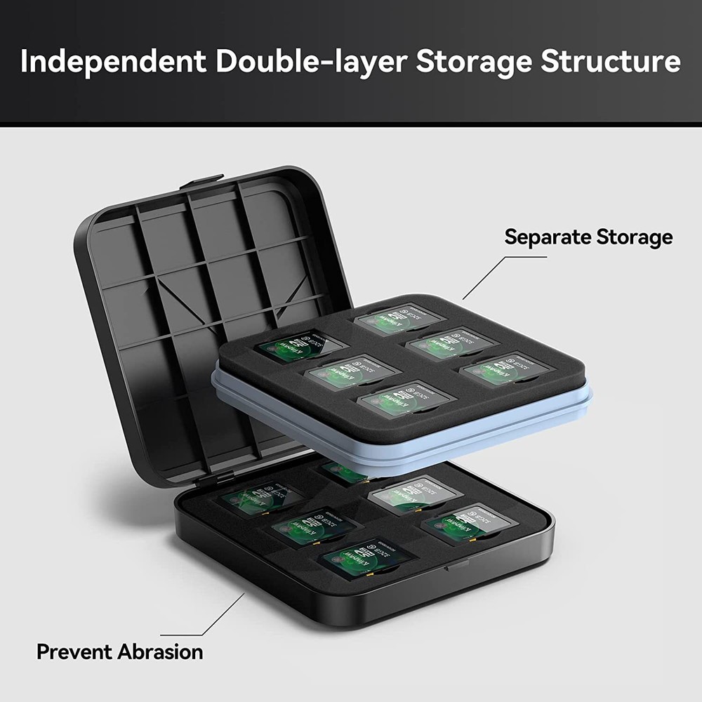 Memory Card Protection Case Holder Protector Storage Fit For Micro SD M.2 SSD CF