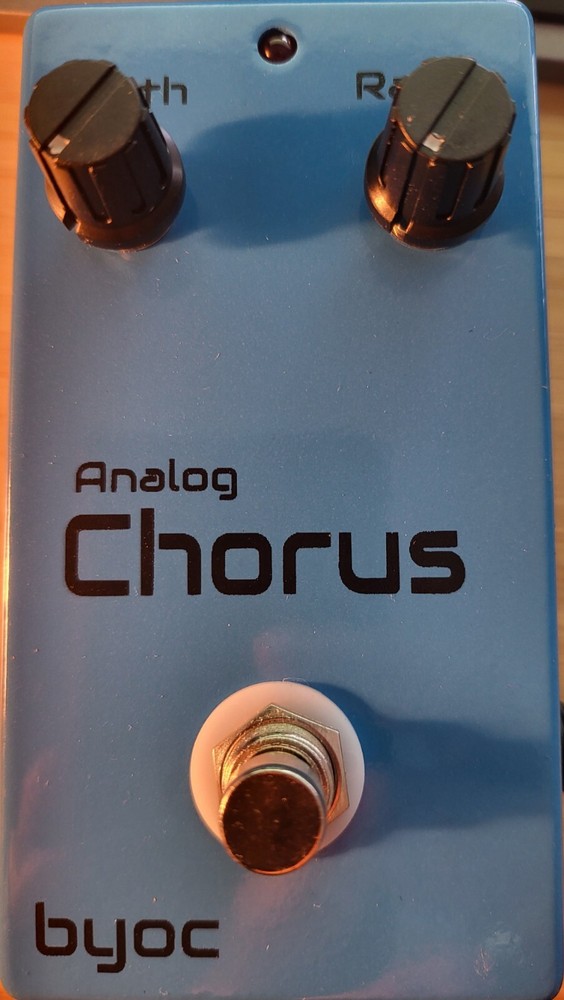 BYOC Analog Chorus Pedal New ASSEMBLED