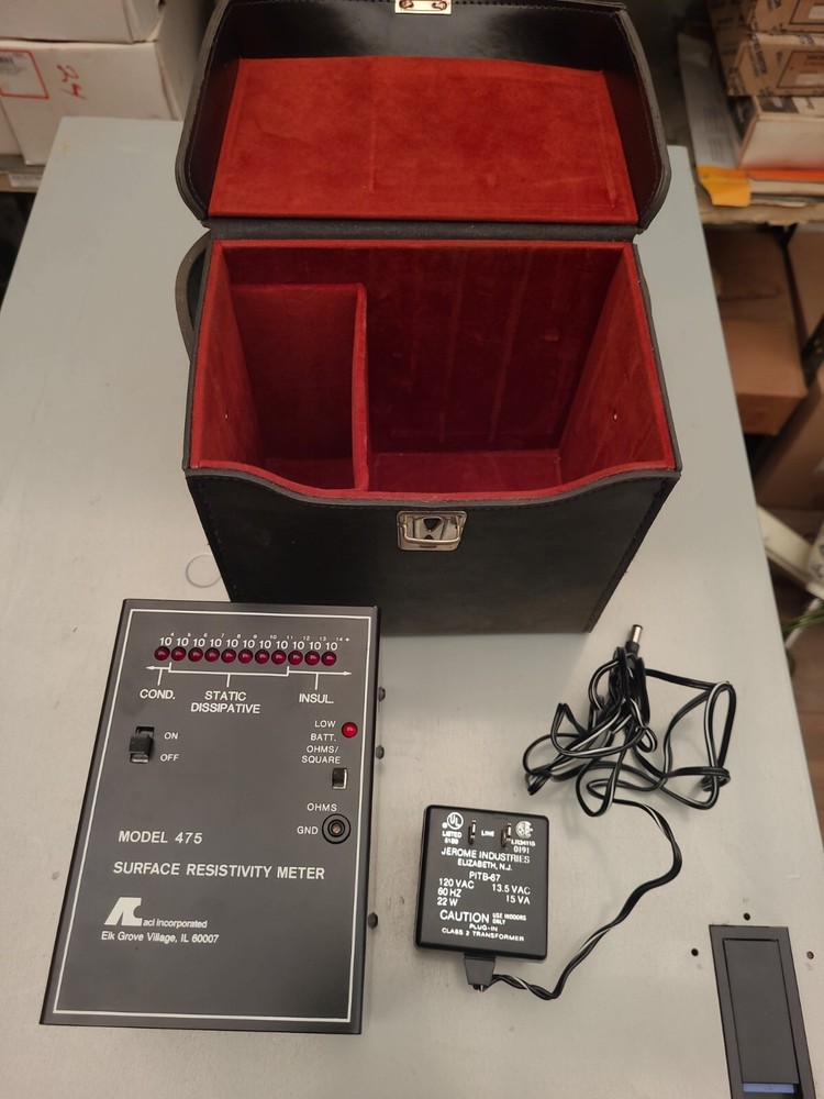 ACL MODEL #475 SURFACE RESISTIVITY METER IN CASE