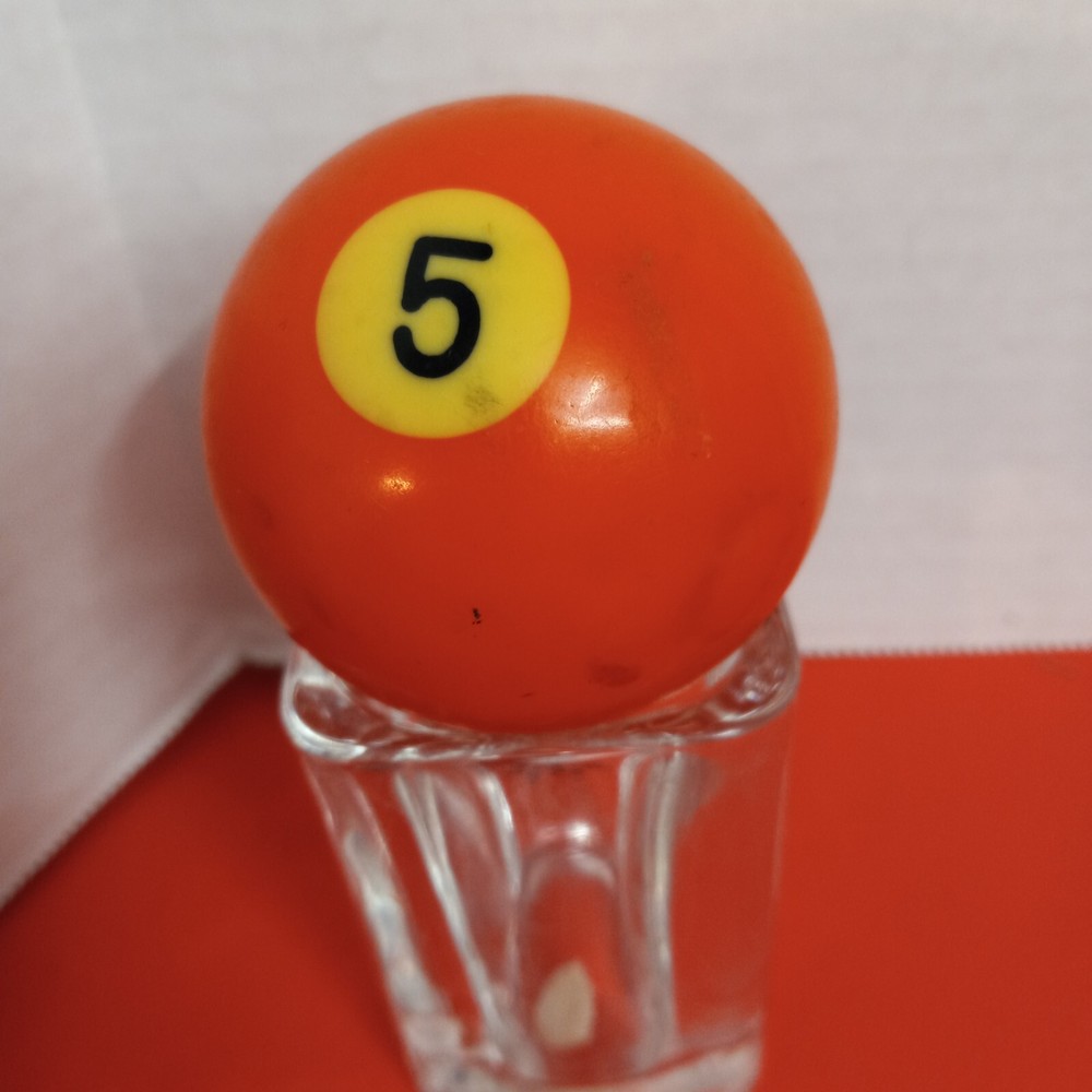 Vintage Number 5 Pool Ball Replacement Billiard 