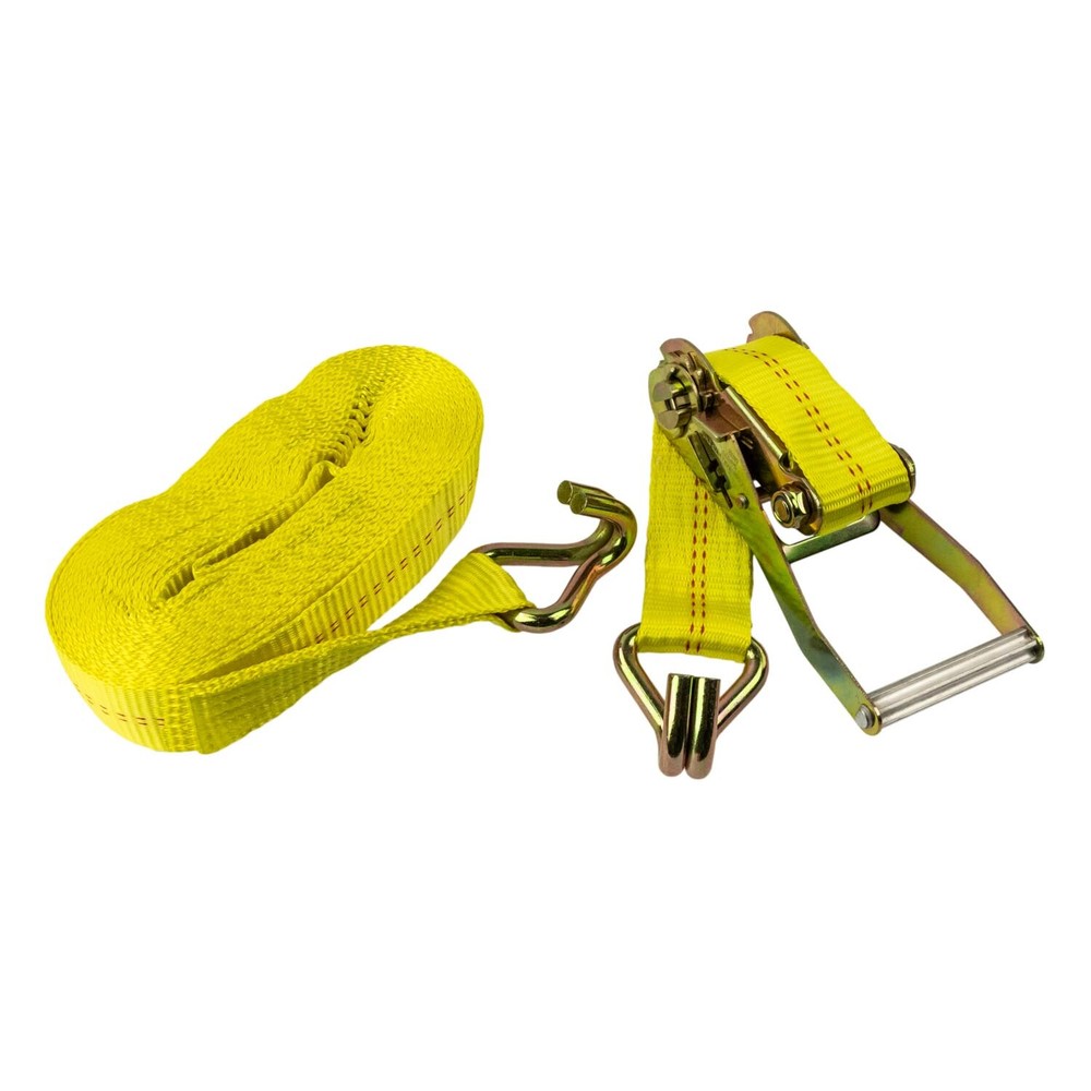RATCHET STRAP - 2" X 30' LONG - J-HOOK STYLE