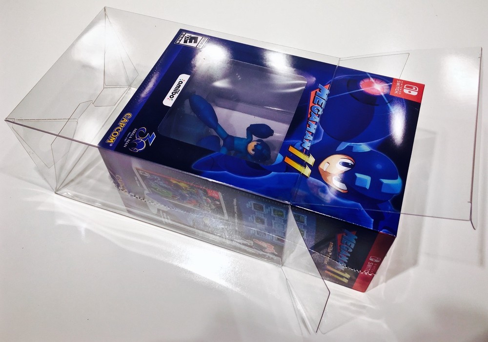 1 Box Protector For MEGA MAN 11 AMIIBO EDITION Nintendo Switch Display Case