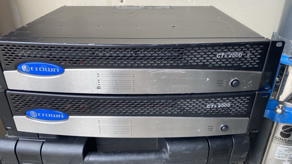 CROWN CTS 2000, 2 CHANNEL POWER AMPLIFIER
