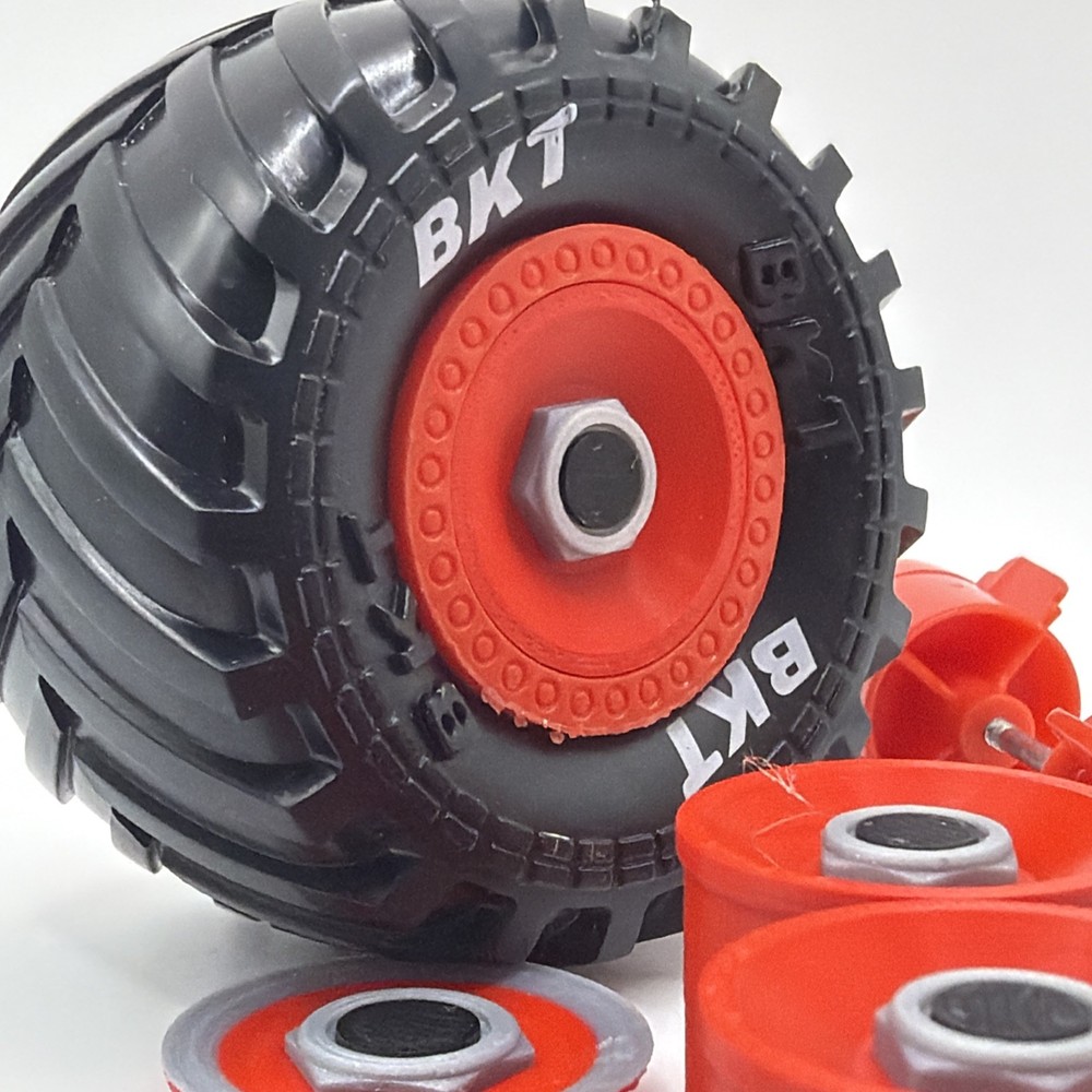 Wreck Deck Custom BLACKBOX 3D Printed Skate Wheel Inserts for Spin