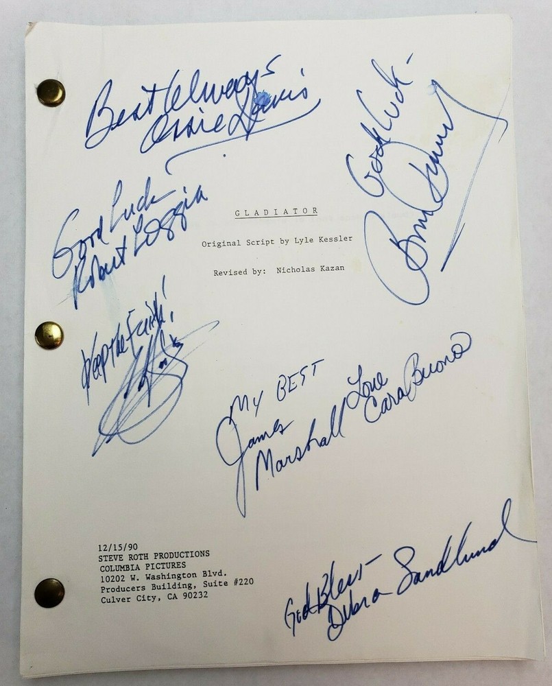 GLADIATOR / Lyle Kessler 1990 Screenplay, Cuba Gooding Jr. UNDERGROUND BOXING