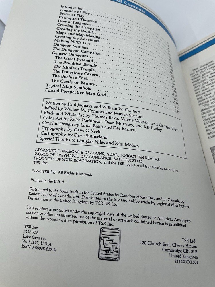 Advanced Dungeons & Dragons Campaign Sourcebook & Catacomb Guide