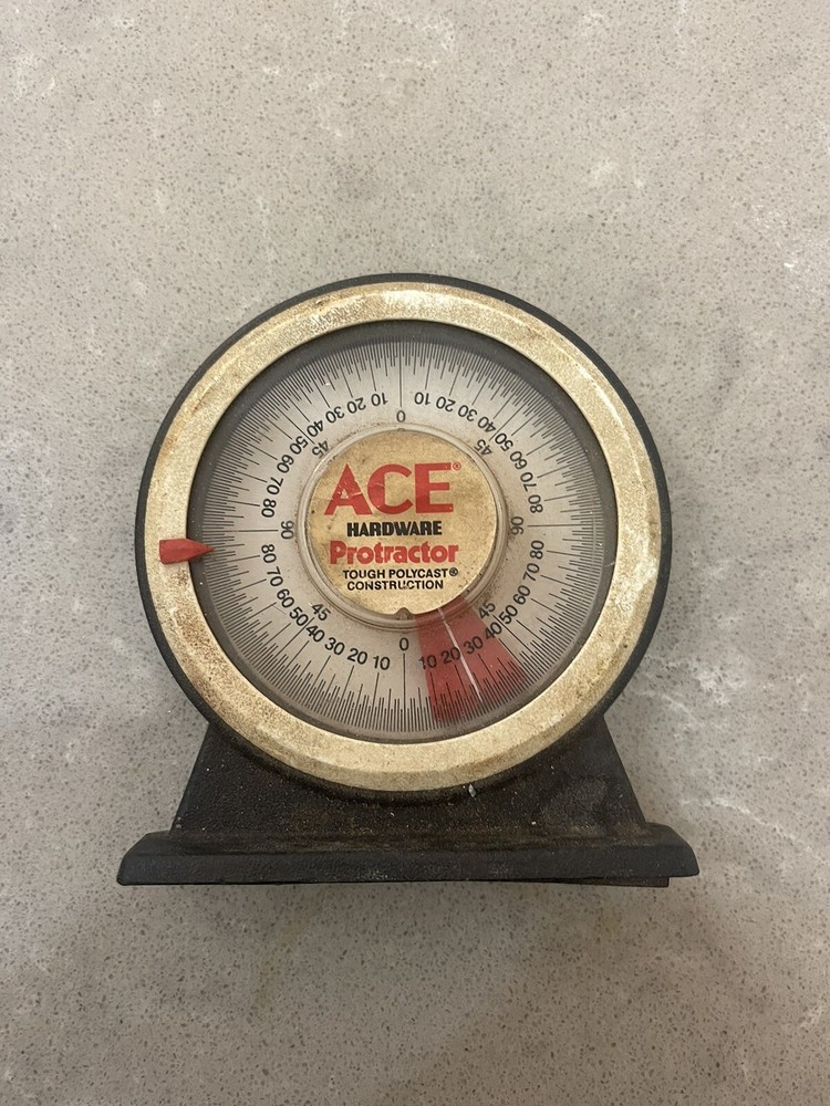Vintage Ace Magnetic Protractor