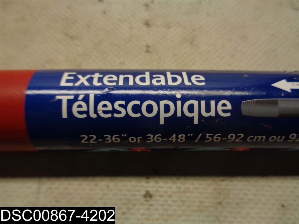 DSV 22" to 48" Telescoping Floor Squeegee 24" Wide Squeegee