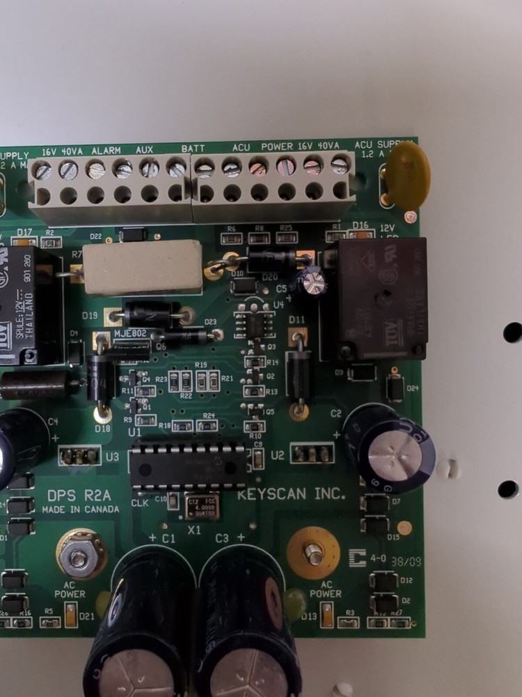 Keyscan Cardac Security Card Access Control Panel Power Supply Board DPS R2