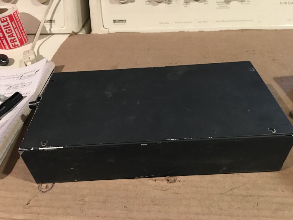 Metal box w/switch and knobs , used
