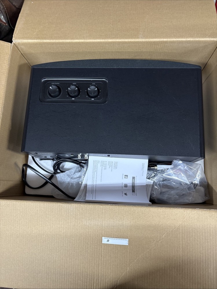 Edifier D12 Tabletop Integrated Stereo Wireless Speaker Bluetooth RCA AUX Inputs