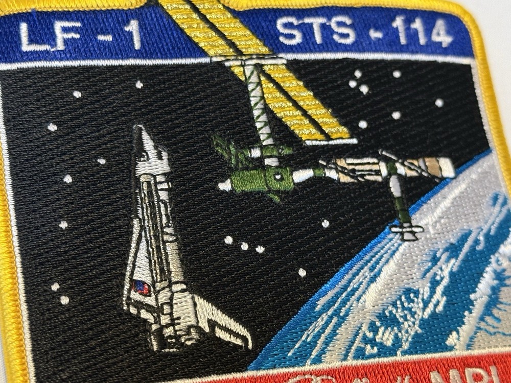 LF-1 STS-114 Space SHUTTLE Mission RAFFAELLO MODULE ESP-2 MPLM ISS NASA Patch