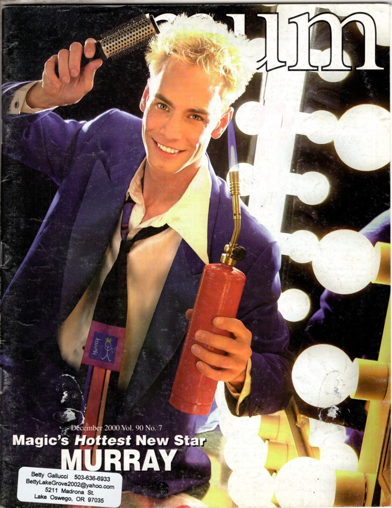 MUM Magazine Magic Unity Might Magician Murray December 2000