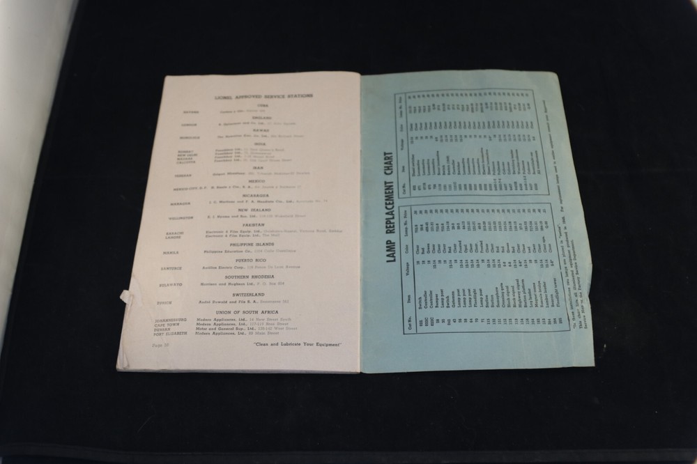 Lionel 1949 Instructions for Assembling and Operating Booklet