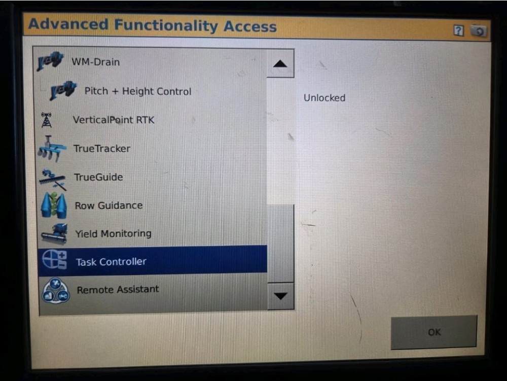 Trimble FmX Fm1000 | RTK | Section Control | Task Controller | AG25 Antenna