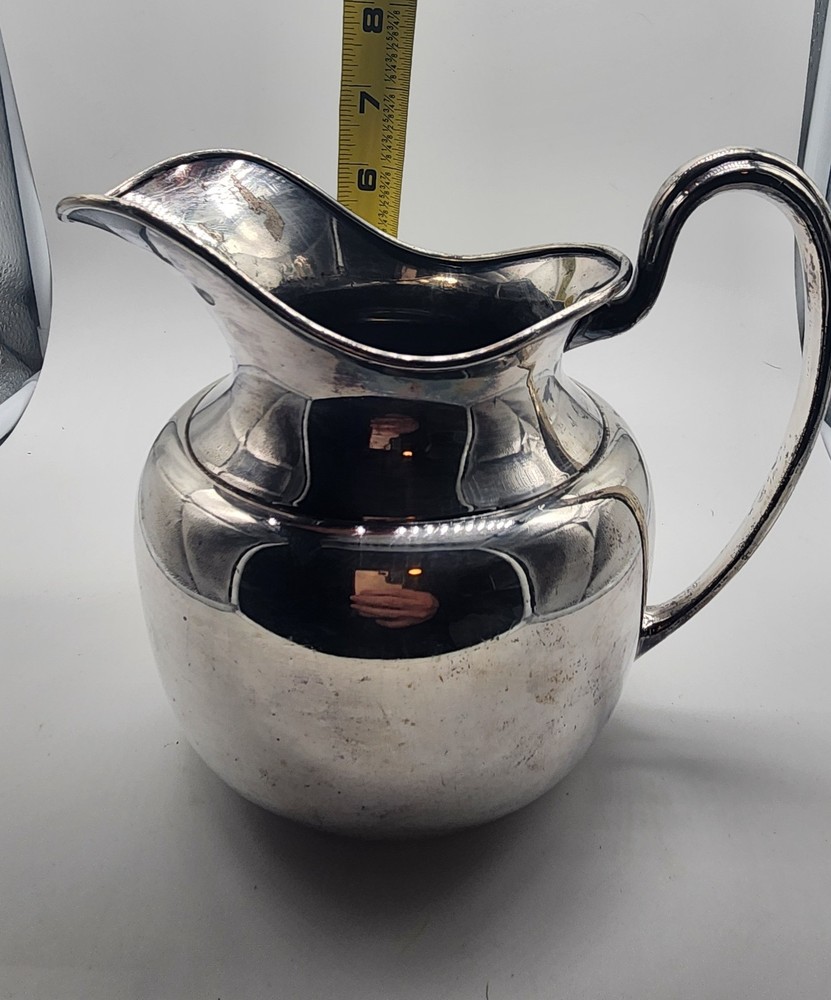 E.G. Webster & Son Silverplated Water Pitcher