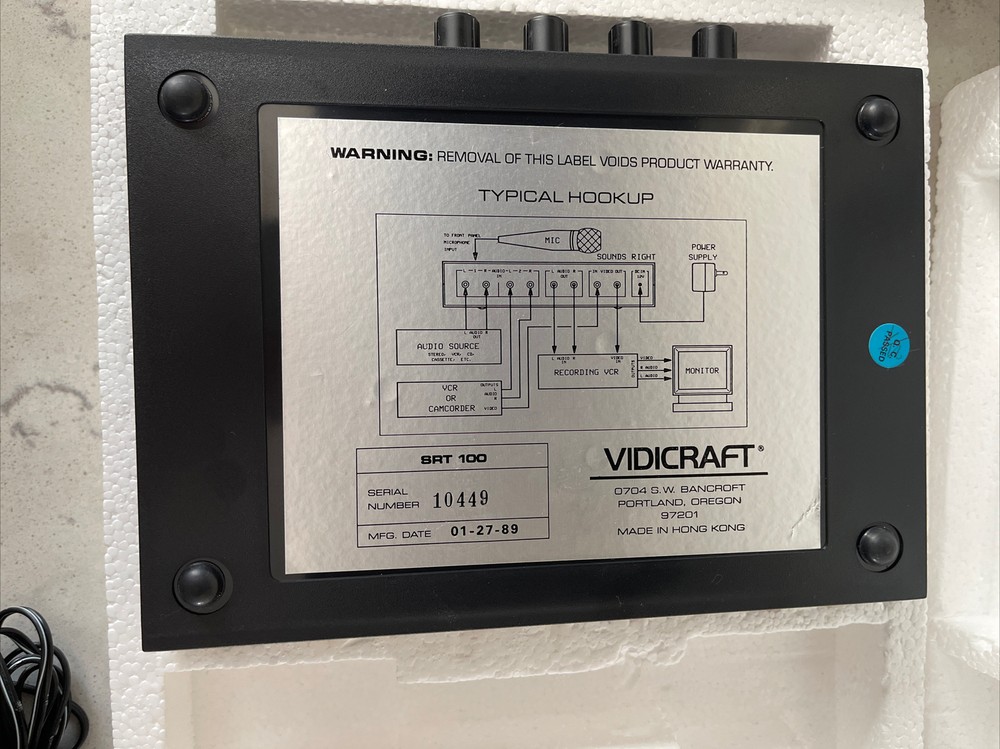 Vidicraft SoundsRight Audio Mixer